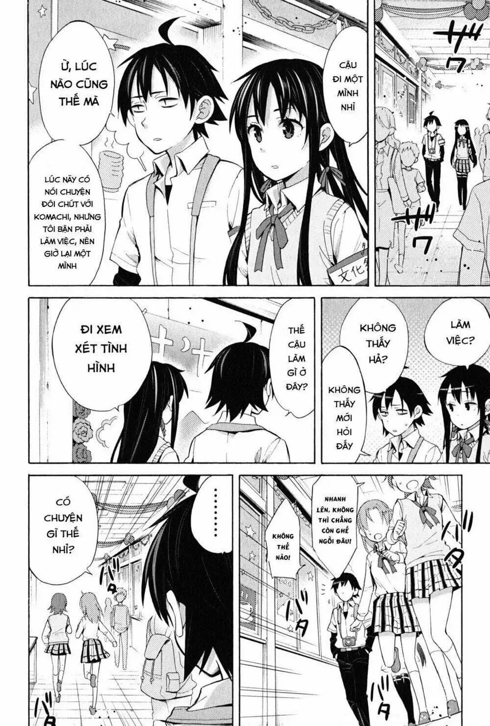 Truyện Tranh Chuyện Tình Thanh Xuân Bi Hài Của Tôi Quả Nhiên Là Sai Lầm - Oregairu trang 6