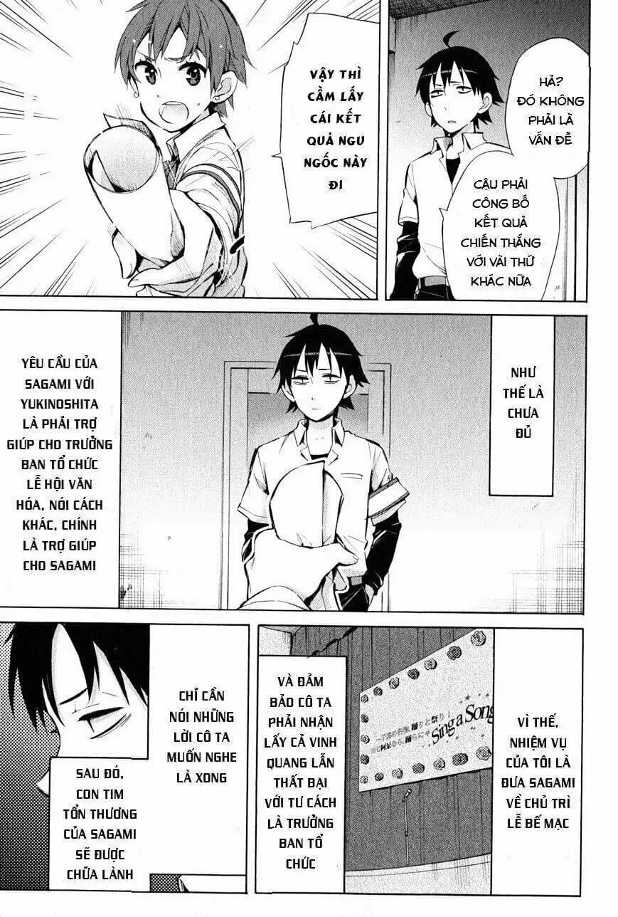 Truyện Tranh Chuyện Tình Thanh Xuân Bi Hài Của Tôi Quả Nhiên Là Sai Lầm - Oregairu trang 6