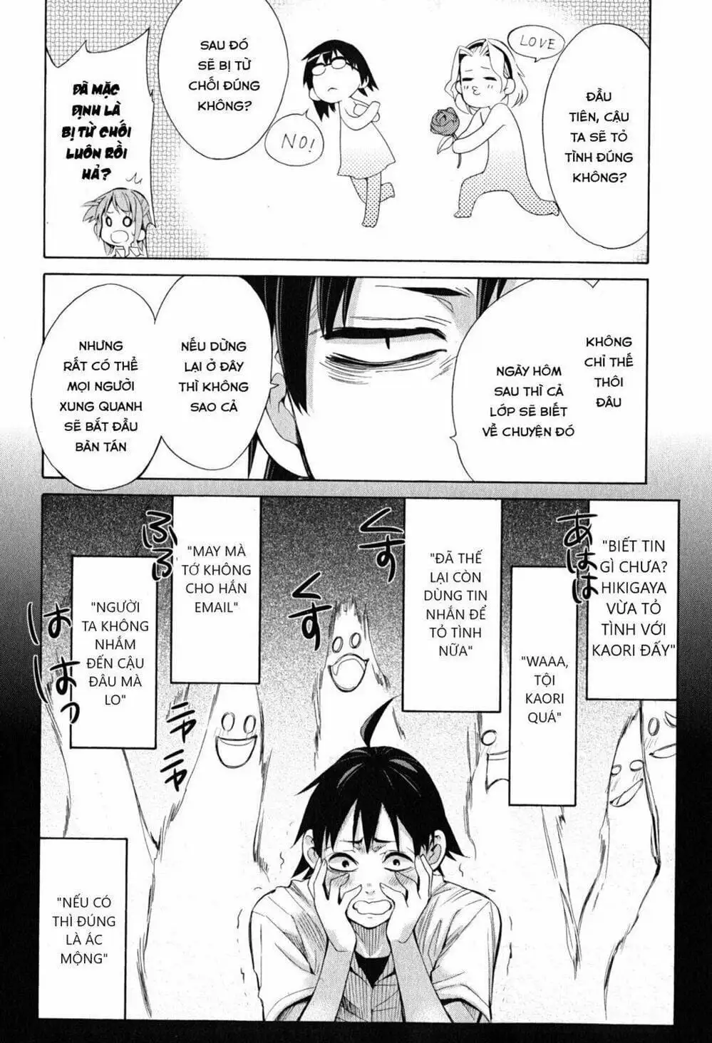 Truyện Tranh Chuyện Tình Thanh Xuân Bi Hài Của Tôi Quả Nhiên Là Sai Lầm - Oregairu trang 6