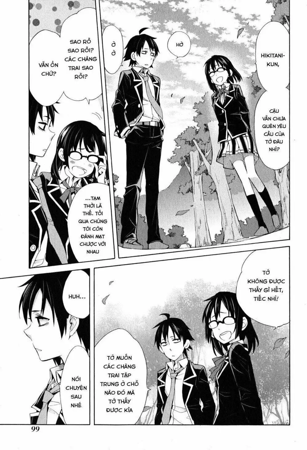 Truyện Tranh Chuyện Tình Thanh Xuân Bi Hài Của Tôi Quả Nhiên Là Sai Lầm - Oregairu trang 6