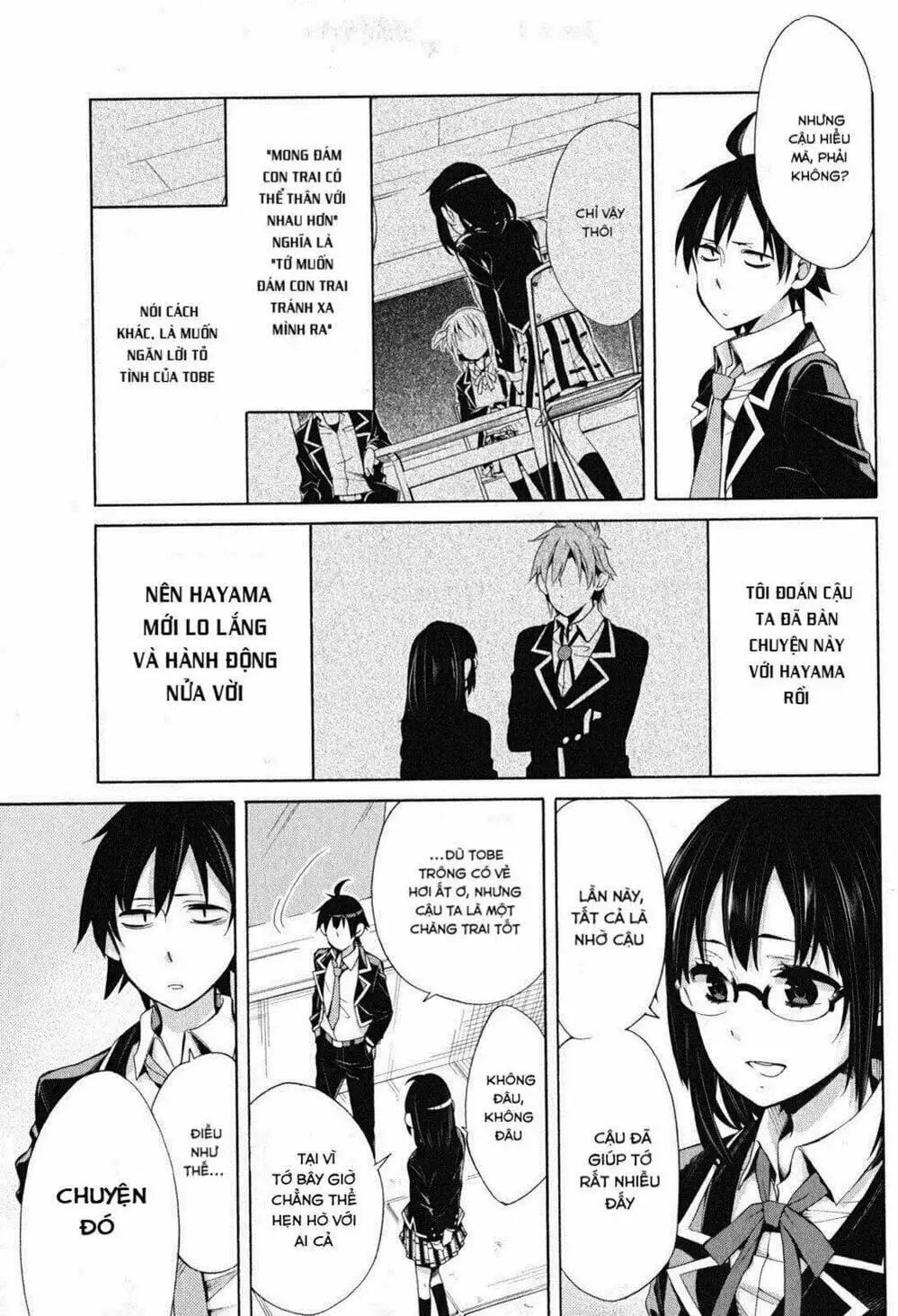 Truyện Tranh Chuyện Tình Thanh Xuân Bi Hài Của Tôi Quả Nhiên Là Sai Lầm - Oregairu trang 6