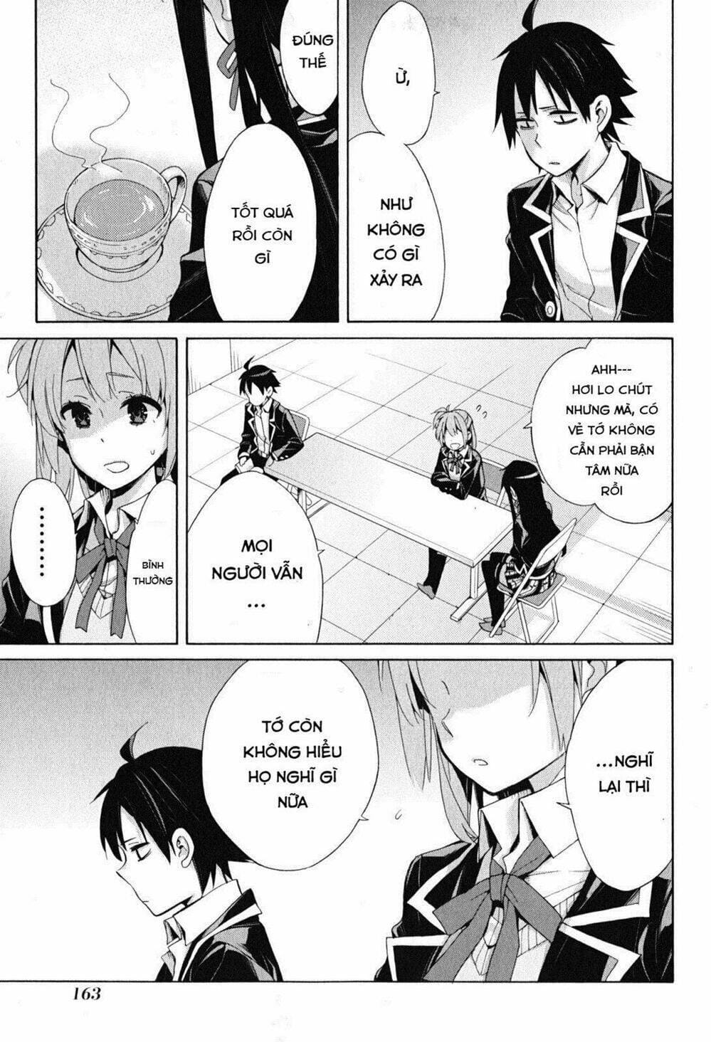 Truyện Tranh Chuyện Tình Thanh Xuân Bi Hài Của Tôi Quả Nhiên Là Sai Lầm - Oregairu trang 6