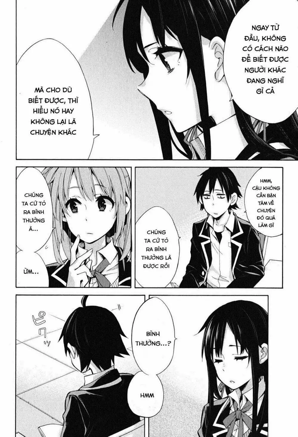 Truyện Tranh Chuyện Tình Thanh Xuân Bi Hài Của Tôi Quả Nhiên Là Sai Lầm - Oregairu trang 6