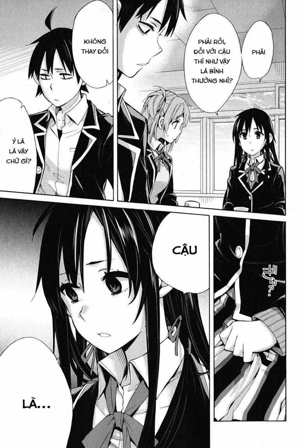 Truyện Tranh Chuyện Tình Thanh Xuân Bi Hài Của Tôi Quả Nhiên Là Sai Lầm - Oregairu trang 6