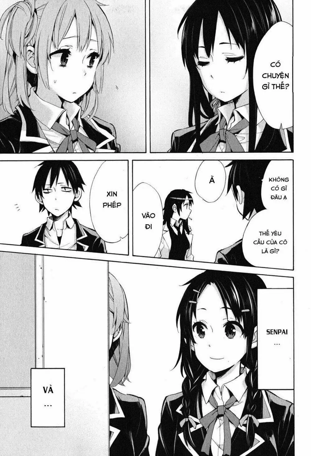 Truyện Tranh Chuyện Tình Thanh Xuân Bi Hài Của Tôi Quả Nhiên Là Sai Lầm - Oregairu trang 6