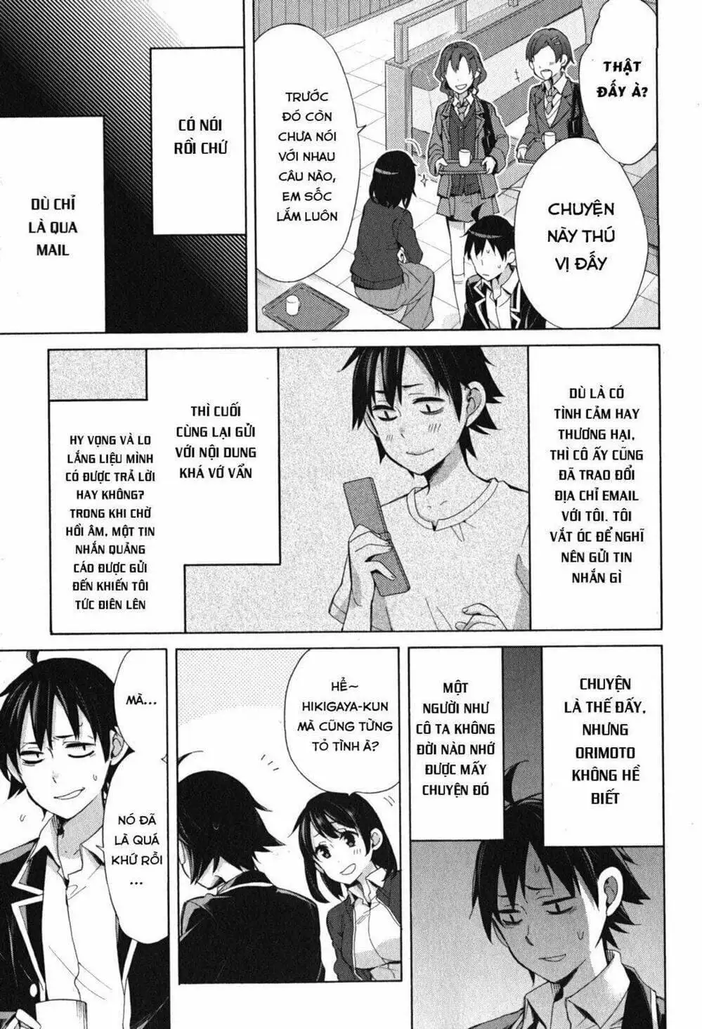 Truyện Tranh Chuyện Tình Thanh Xuân Bi Hài Của Tôi Quả Nhiên Là Sai Lầm - Oregairu trang 6