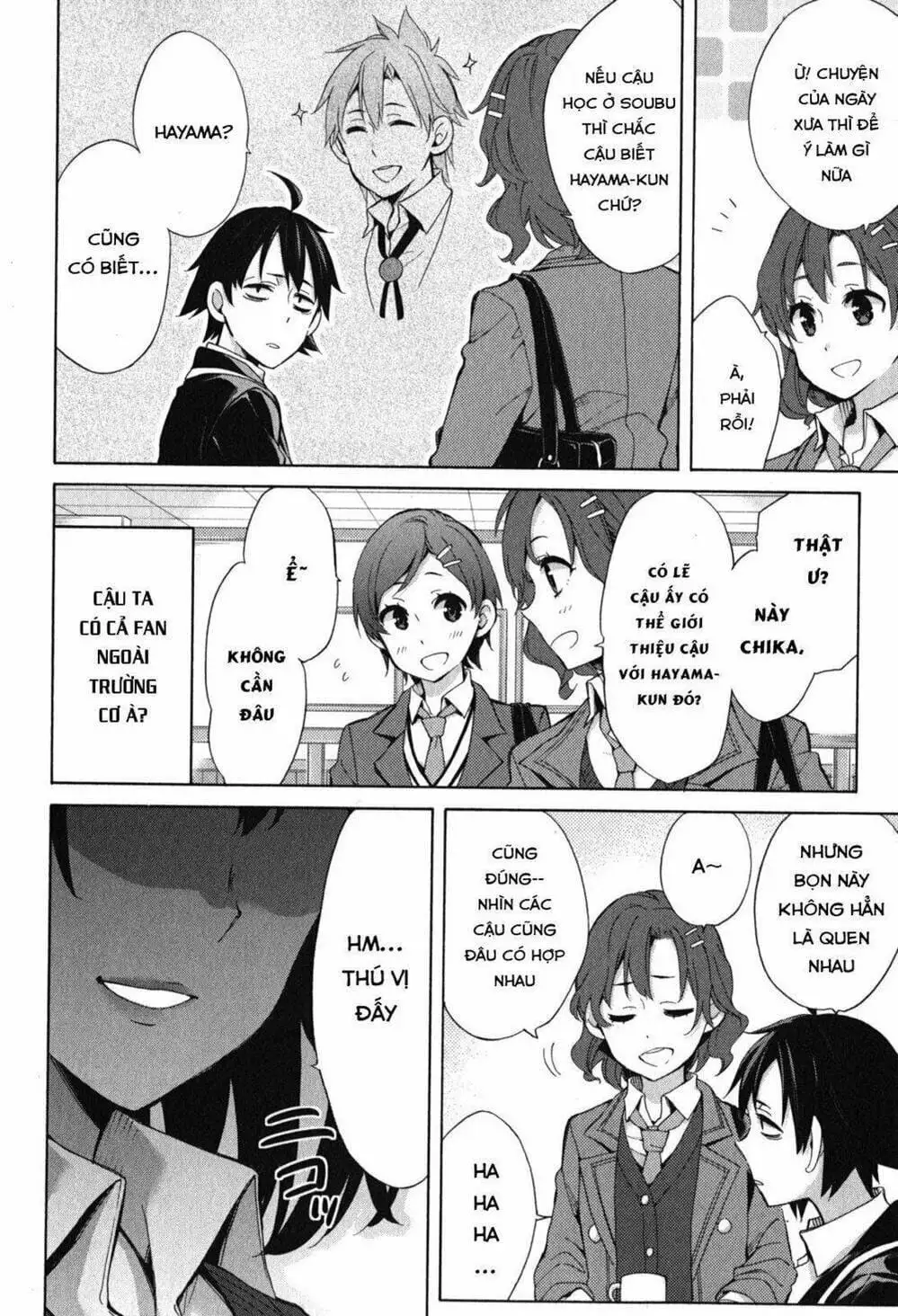 Truyện Tranh Chuyện Tình Thanh Xuân Bi Hài Của Tôi Quả Nhiên Là Sai Lầm - Oregairu trang 6