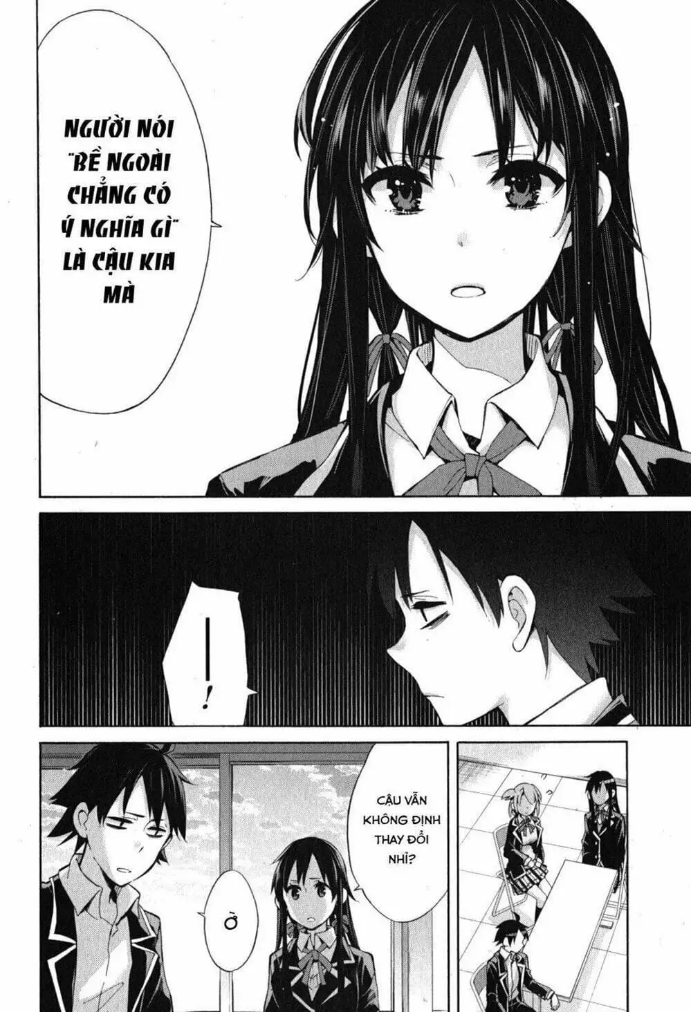 Truyện Tranh Chuyện Tình Thanh Xuân Bi Hài Của Tôi Quả Nhiên Là Sai Lầm - Oregairu trang 6