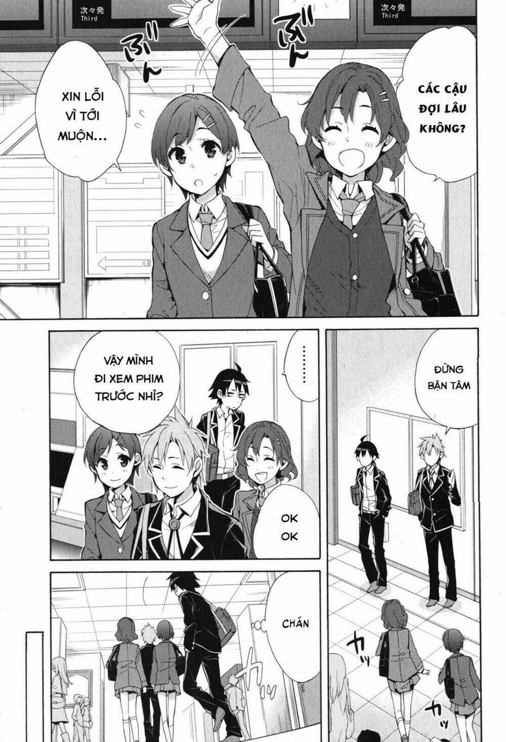 Truyện Tranh Chuyện Tình Thanh Xuân Bi Hài Của Tôi Quả Nhiên Là Sai Lầm - Oregairu trang 6