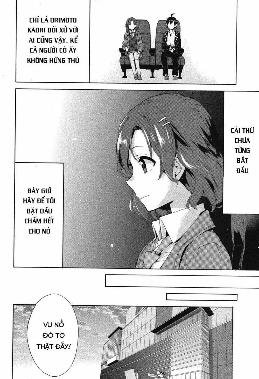 Truyện Tranh Chuyện Tình Thanh Xuân Bi Hài Của Tôi Quả Nhiên Là Sai Lầm - Oregairu trang 6