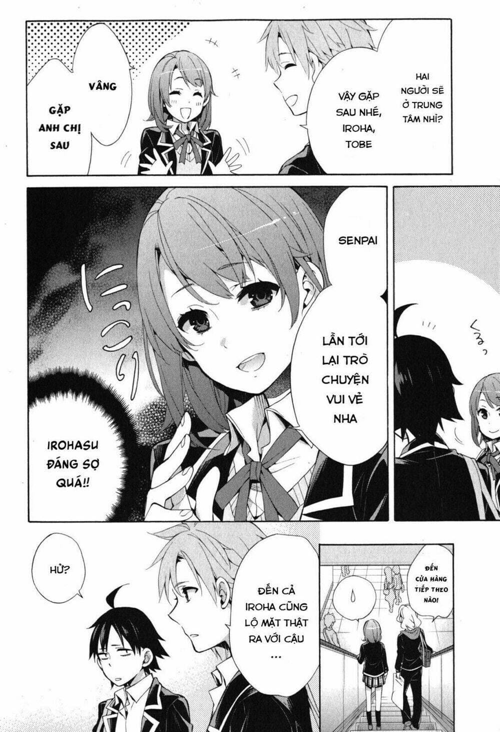 Truyện Tranh Chuyện Tình Thanh Xuân Bi Hài Của Tôi Quả Nhiên Là Sai Lầm - Oregairu trang 6