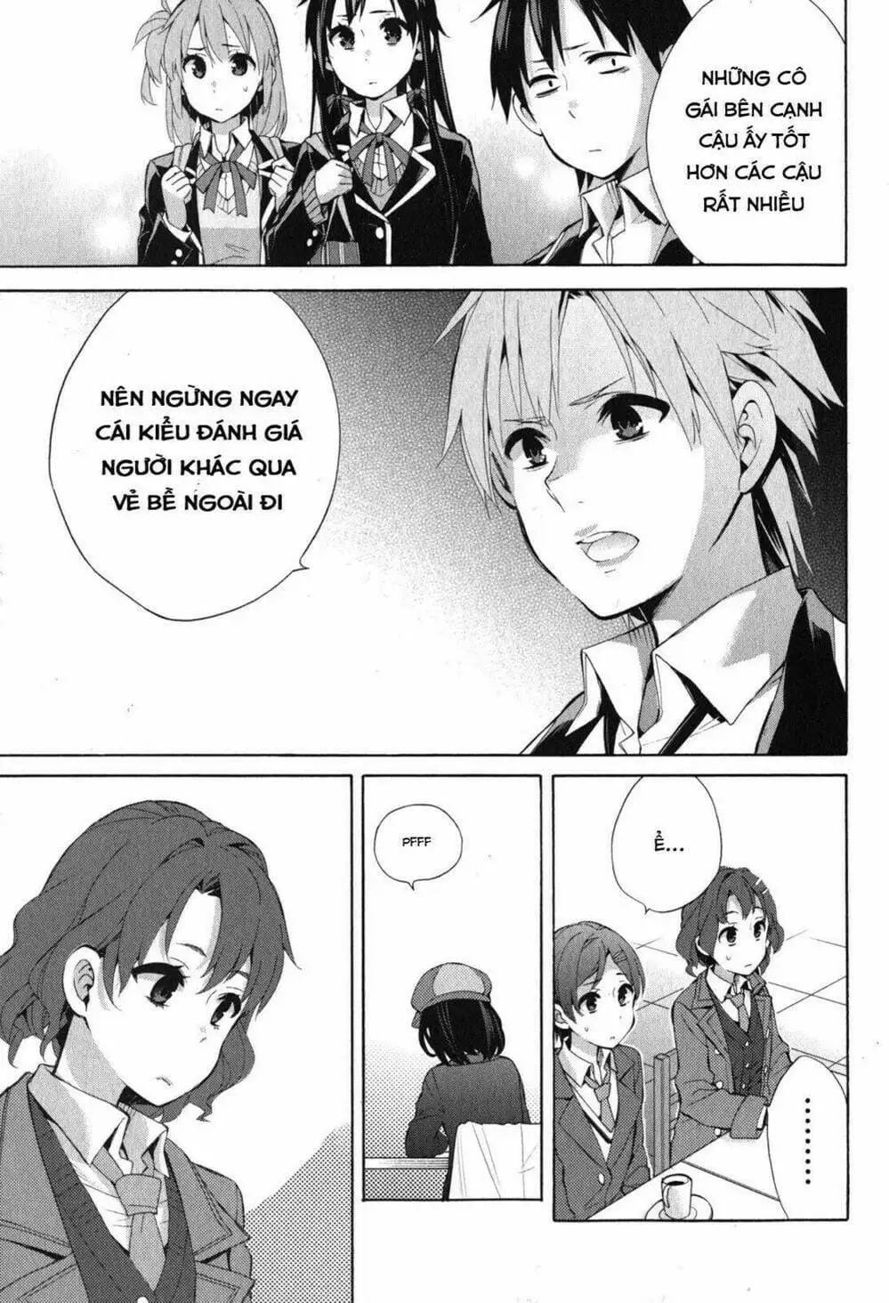 Truyện Tranh Chuyện Tình Thanh Xuân Bi Hài Của Tôi Quả Nhiên Là Sai Lầm - Oregairu trang 6