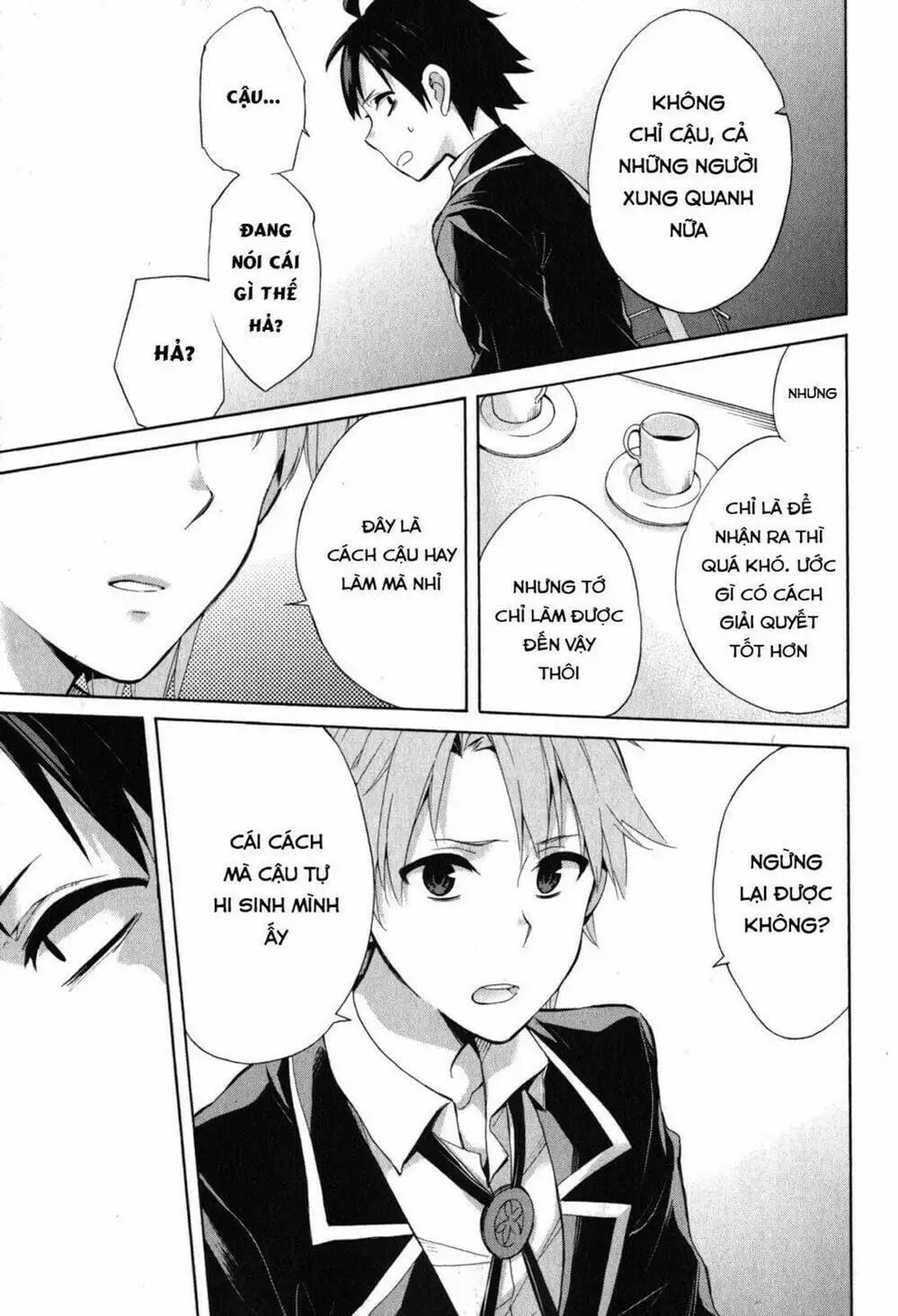 Truyện Tranh Chuyện Tình Thanh Xuân Bi Hài Của Tôi Quả Nhiên Là Sai Lầm - Oregairu trang 6