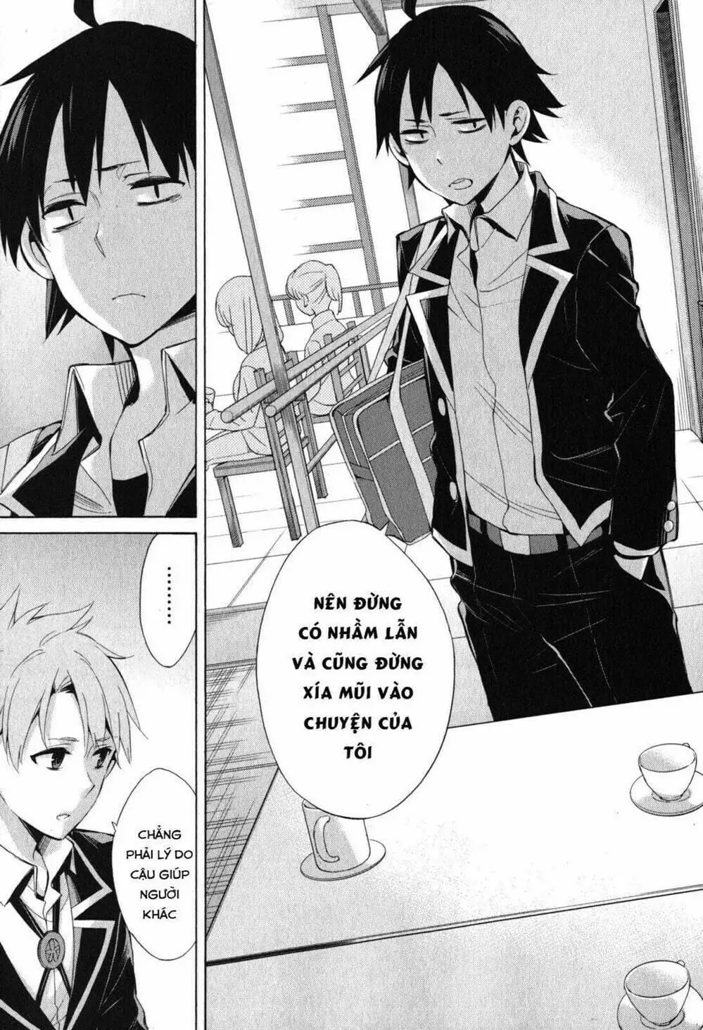 Truyện Tranh Chuyện Tình Thanh Xuân Bi Hài Của Tôi Quả Nhiên Là Sai Lầm - Oregairu trang 6