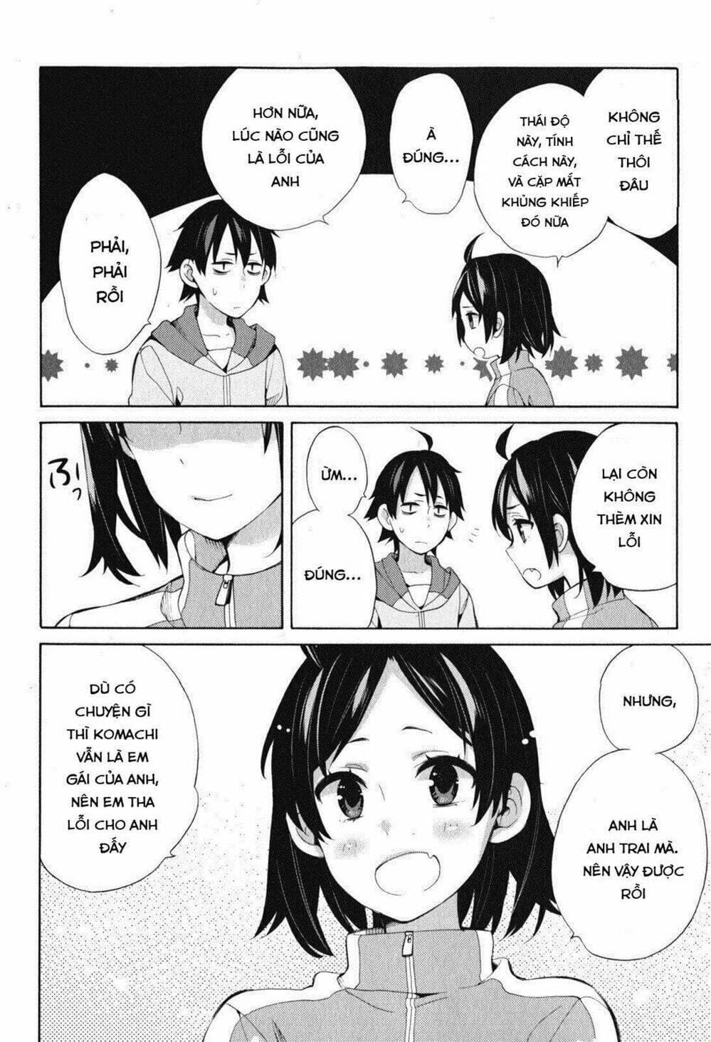 Truyện Tranh Chuyện Tình Thanh Xuân Bi Hài Của Tôi Quả Nhiên Là Sai Lầm - Oregairu trang 6