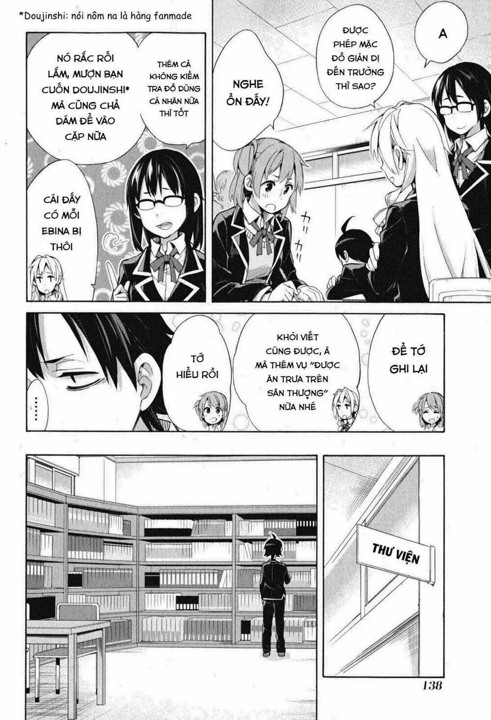 Truyện Tranh Chuyện Tình Thanh Xuân Bi Hài Của Tôi Quả Nhiên Là Sai Lầm - Oregairu trang 6