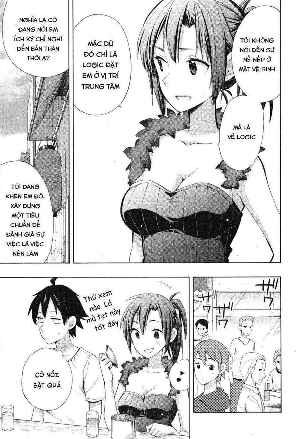 Truyện Tranh Chuyện Tình Thanh Xuân Bi Hài Của Tôi Quả Nhiên Là Sai Lầm - Oregairu trang 6