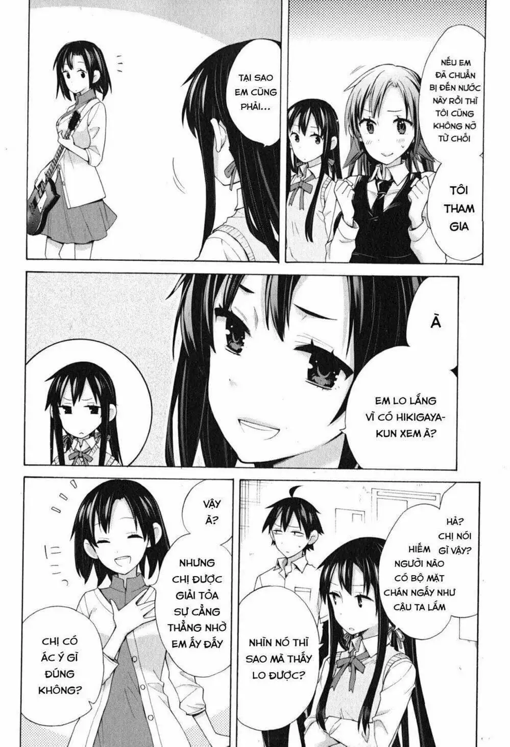 Truyện Tranh Chuyện Tình Thanh Xuân Bi Hài Của Tôi Quả Nhiên Là Sai Lầm - Oregairu trang 6