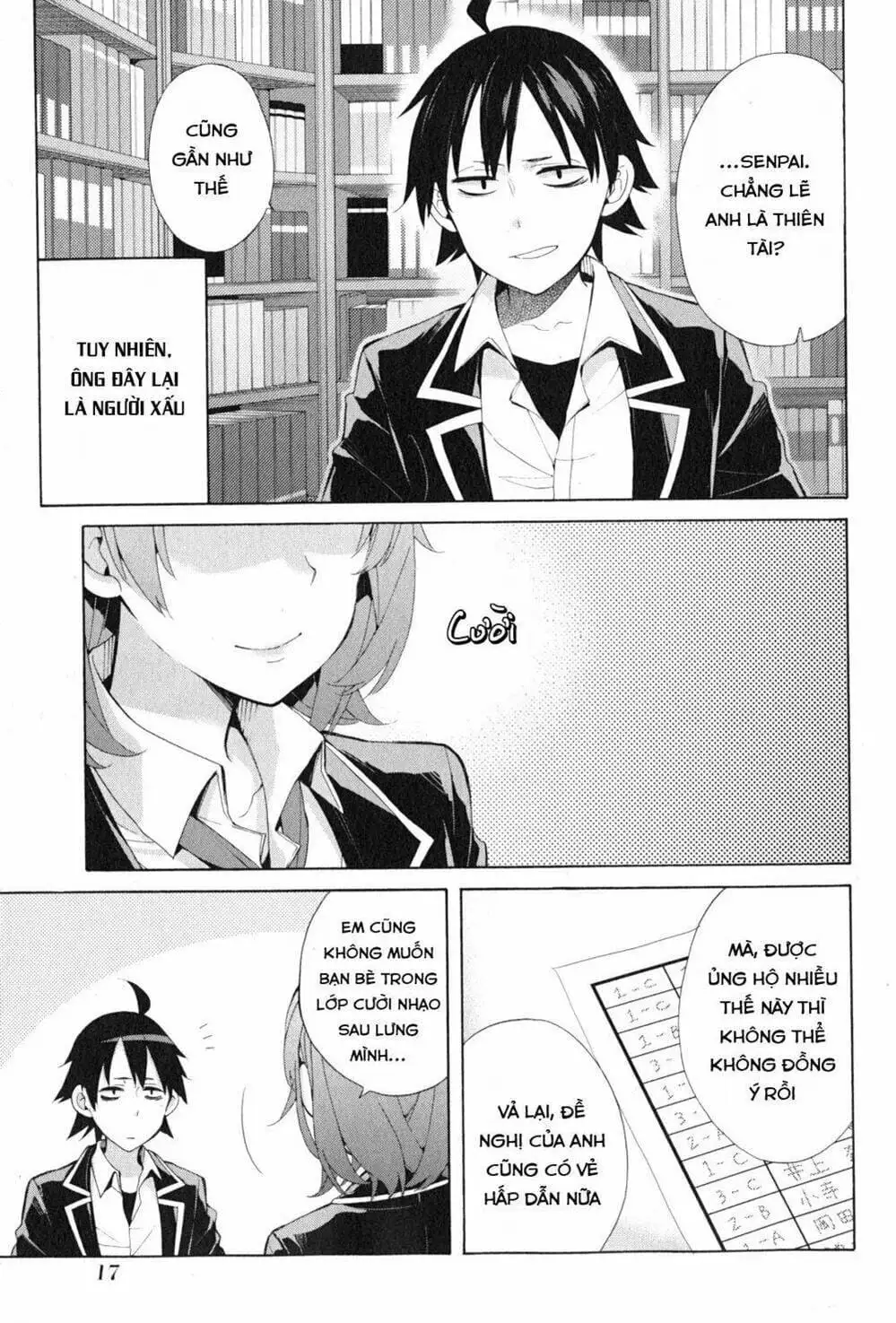 Truyện Tranh Chuyện Tình Thanh Xuân Bi Hài Của Tôi Quả Nhiên Là Sai Lầm - Oregairu trang 6