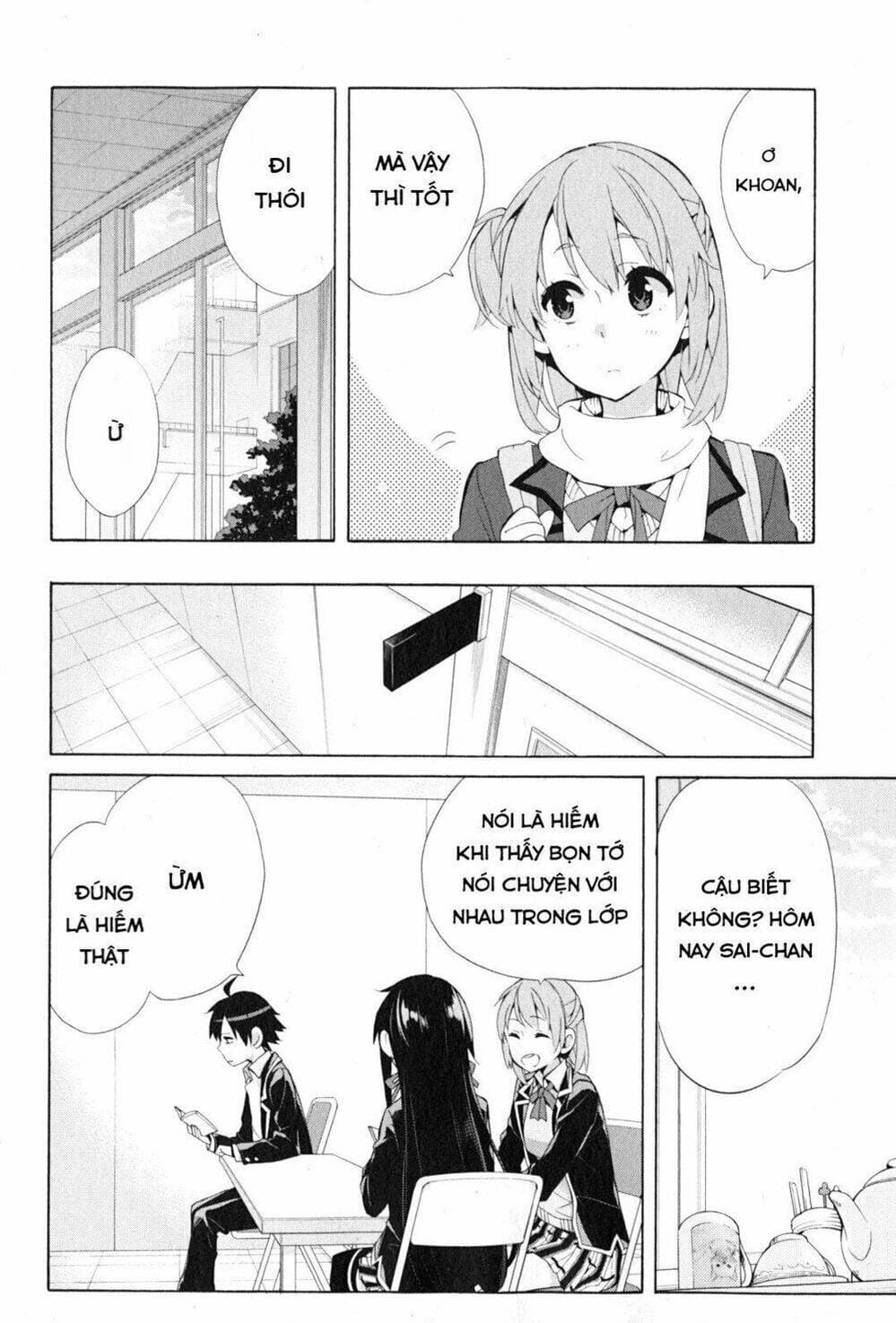 Truyện Tranh Chuyện Tình Thanh Xuân Bi Hài Của Tôi Quả Nhiên Là Sai Lầm - Oregairu trang 6