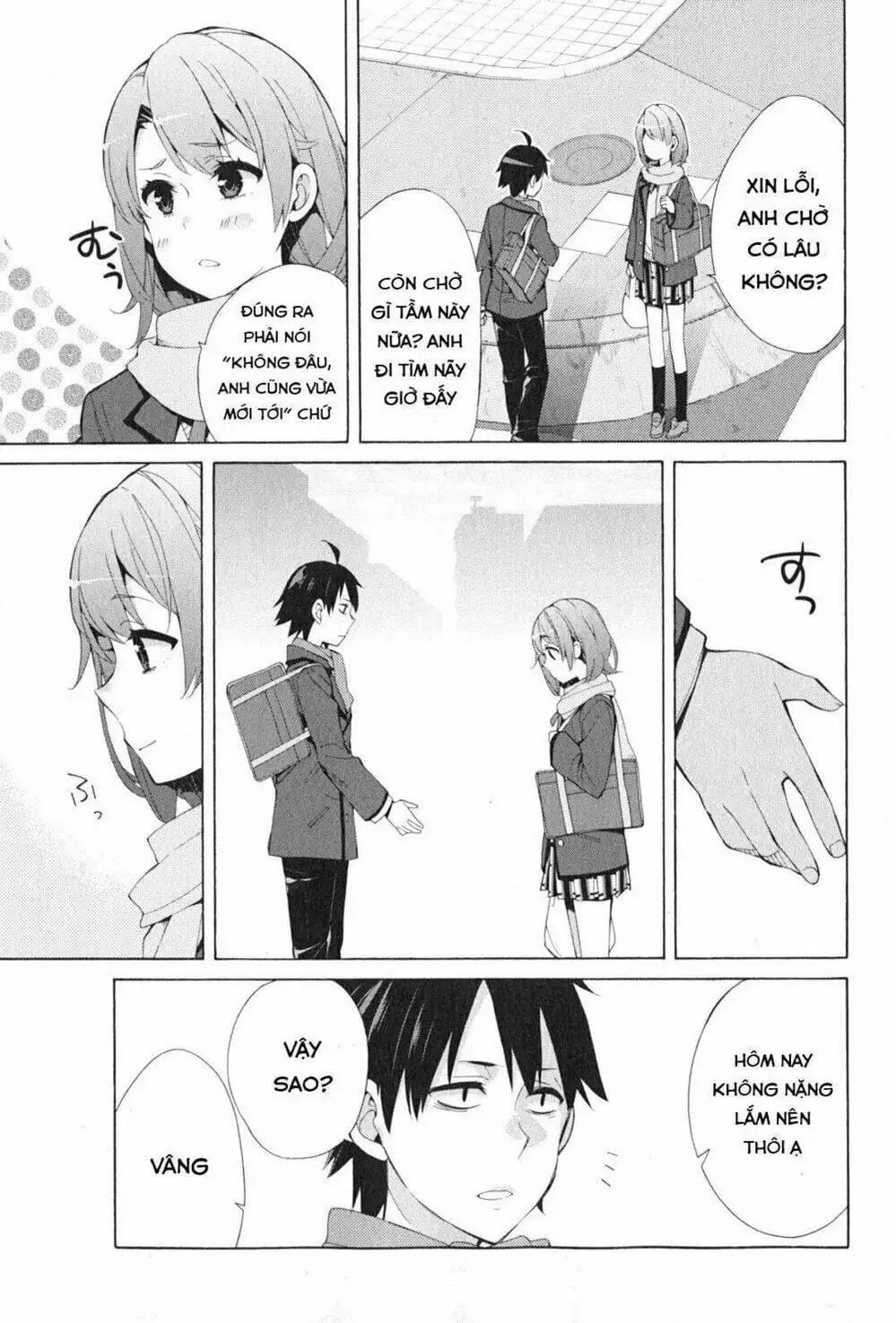 Truyện Tranh Chuyện Tình Thanh Xuân Bi Hài Của Tôi Quả Nhiên Là Sai Lầm - Oregairu trang 6