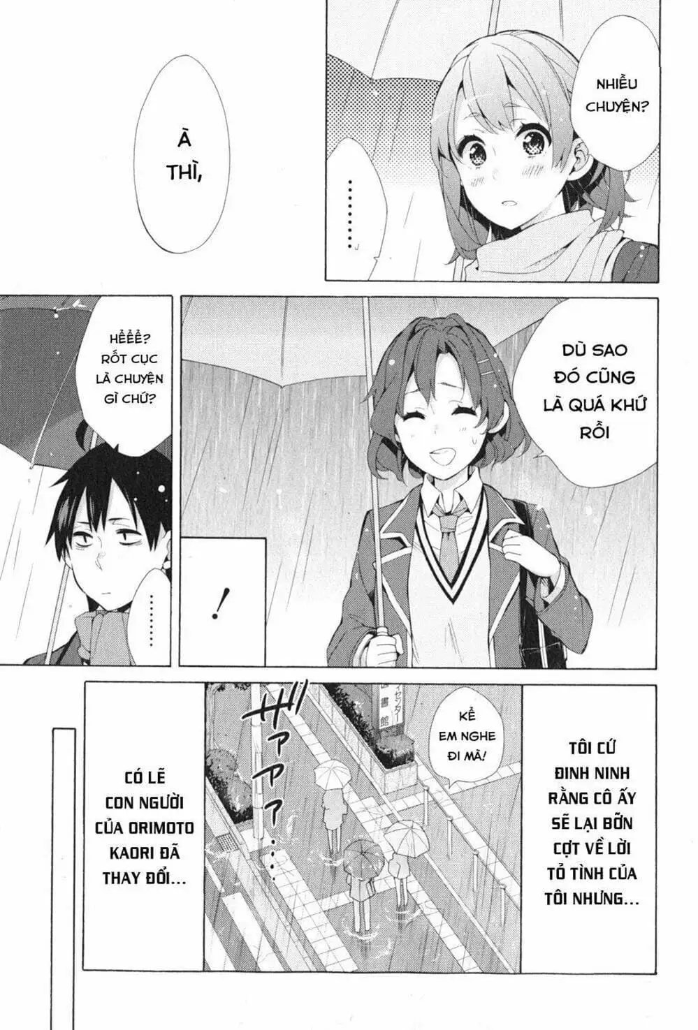 Truyện Tranh Chuyện Tình Thanh Xuân Bi Hài Của Tôi Quả Nhiên Là Sai Lầm - Oregairu trang 6