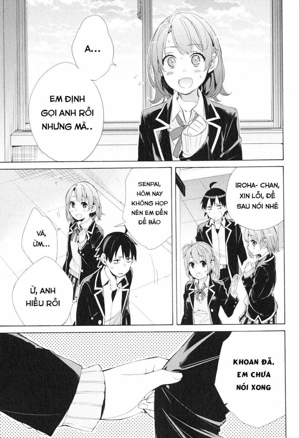 Truyện Tranh Chuyện Tình Thanh Xuân Bi Hài Của Tôi Quả Nhiên Là Sai Lầm - Oregairu trang 6