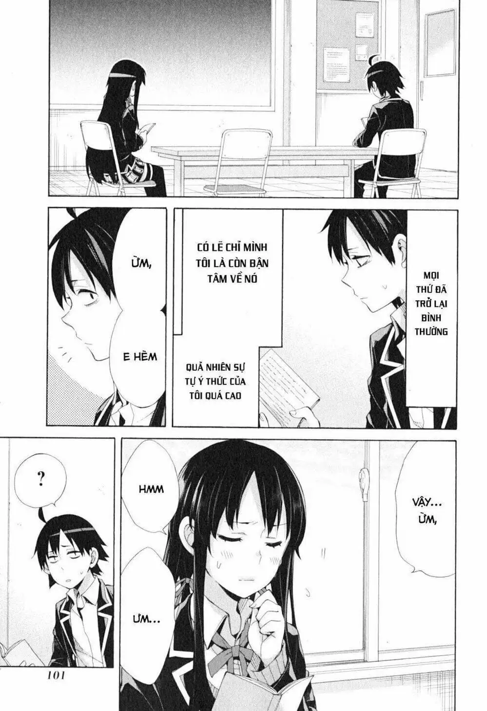 Truyện Tranh Chuyện Tình Thanh Xuân Bi Hài Của Tôi Quả Nhiên Là Sai Lầm - Oregairu trang 6