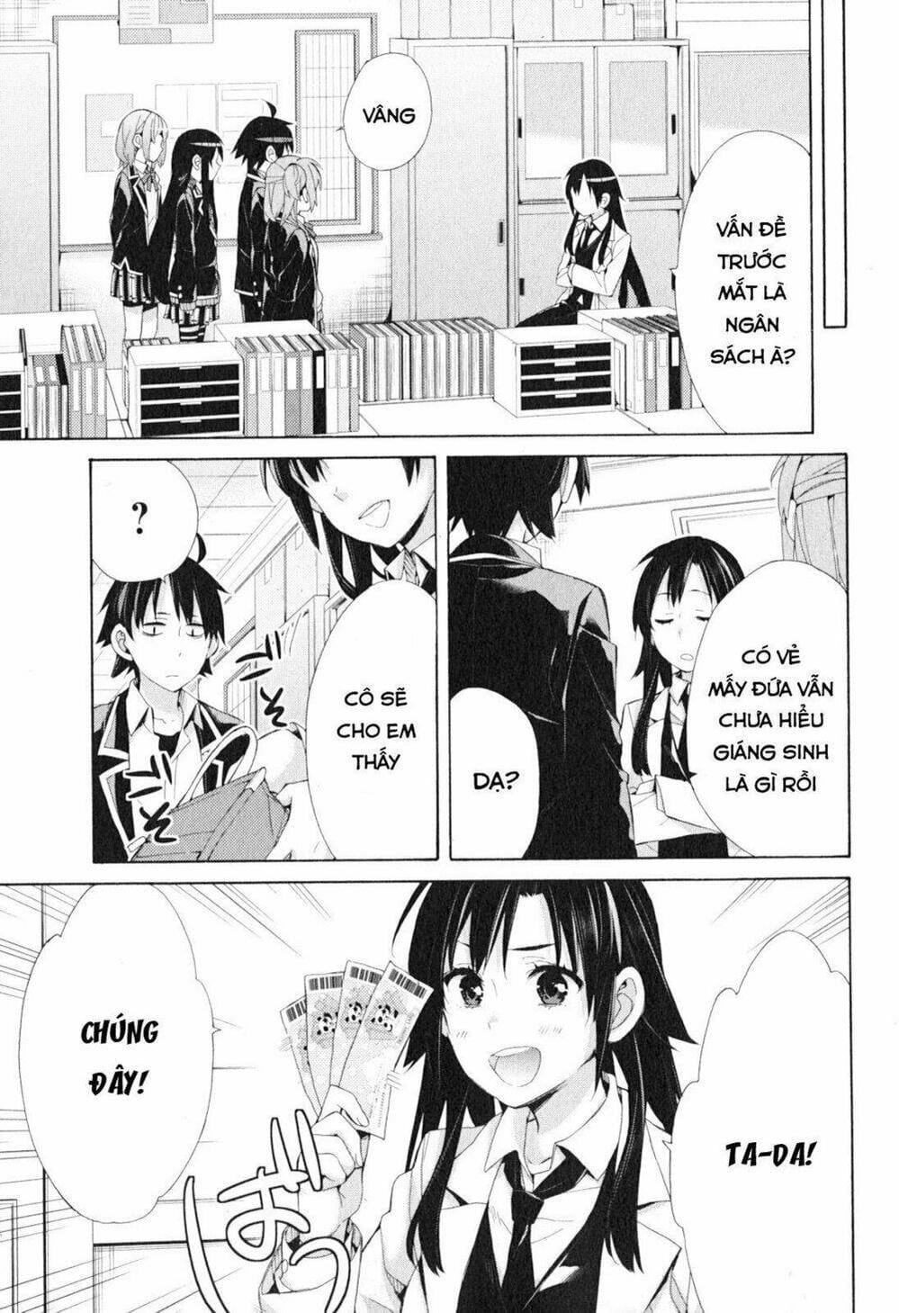 Truyện Tranh Chuyện Tình Thanh Xuân Bi Hài Của Tôi Quả Nhiên Là Sai Lầm - Oregairu trang 6