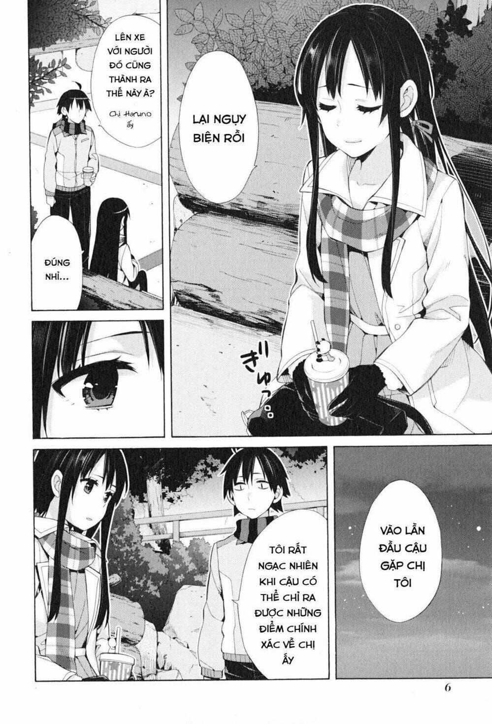 Truyện Tranh Chuyện Tình Thanh Xuân Bi Hài Của Tôi Quả Nhiên Là Sai Lầm - Oregairu trang 6