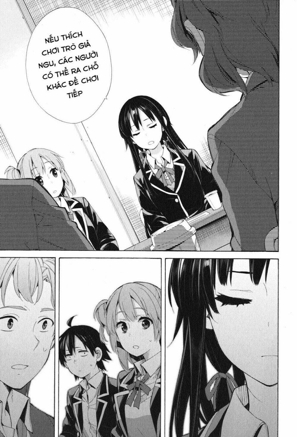 Truyện Tranh Chuyện Tình Thanh Xuân Bi Hài Của Tôi Quả Nhiên Là Sai Lầm - Oregairu trang 6