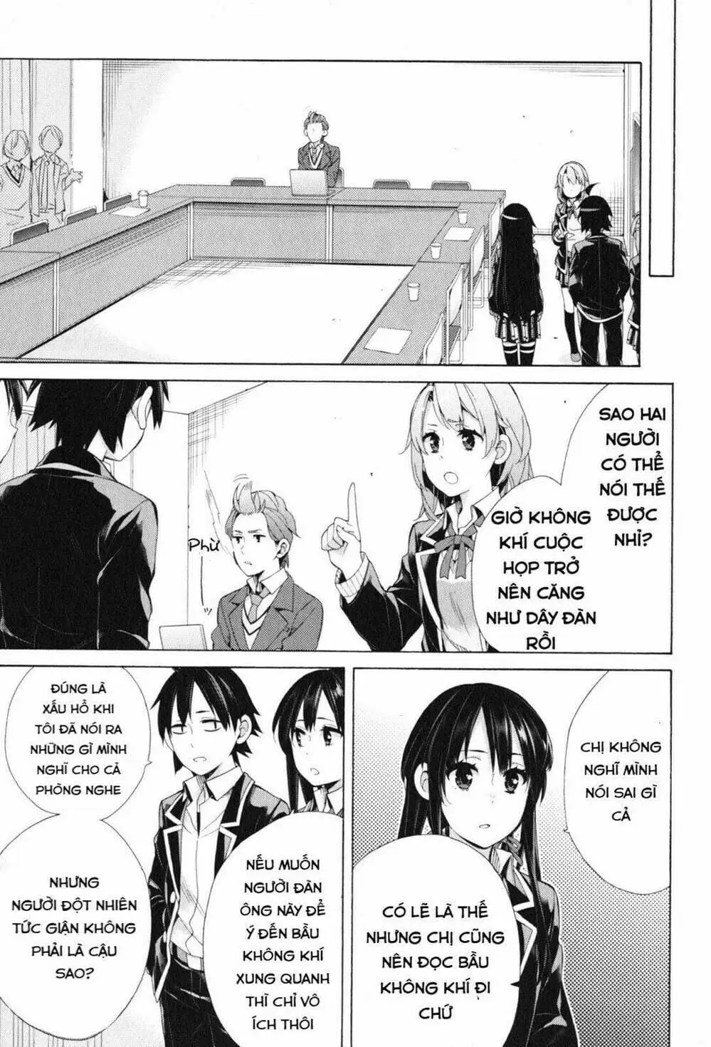 Truyện Tranh Chuyện Tình Thanh Xuân Bi Hài Của Tôi Quả Nhiên Là Sai Lầm - Oregairu trang 6