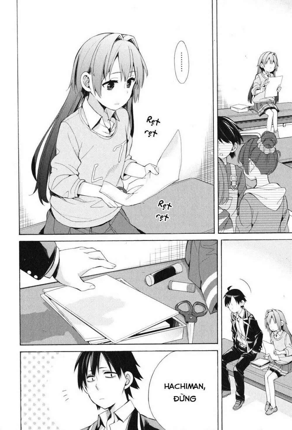 Truyện Tranh Chuyện Tình Thanh Xuân Bi Hài Của Tôi Quả Nhiên Là Sai Lầm - Oregairu trang 6