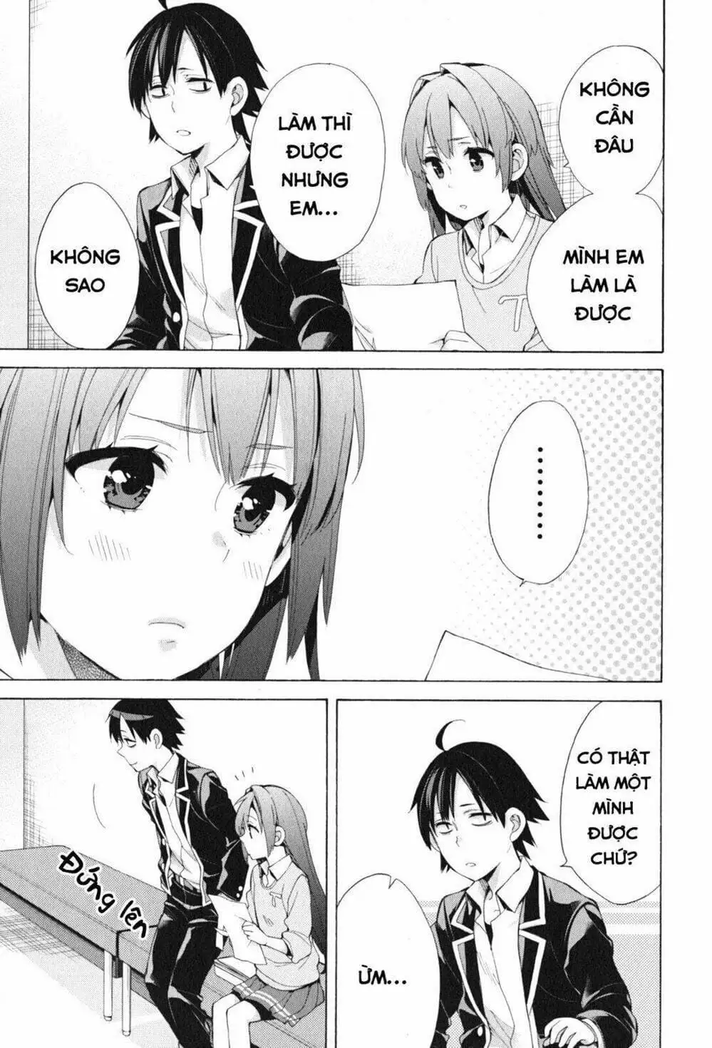 Truyện Tranh Chuyện Tình Thanh Xuân Bi Hài Của Tôi Quả Nhiên Là Sai Lầm - Oregairu trang 6