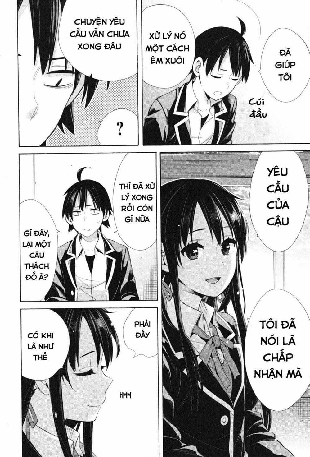 Truyện Tranh Chuyện Tình Thanh Xuân Bi Hài Của Tôi Quả Nhiên Là Sai Lầm - Oregairu trang 6