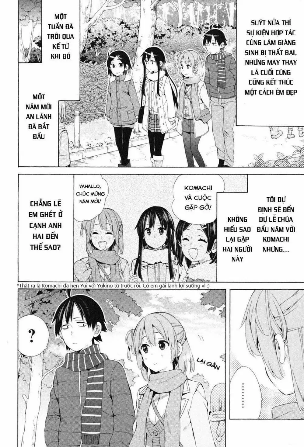 Truyện Tranh Chuyện Tình Thanh Xuân Bi Hài Của Tôi Quả Nhiên Là Sai Lầm - Oregairu trang 6