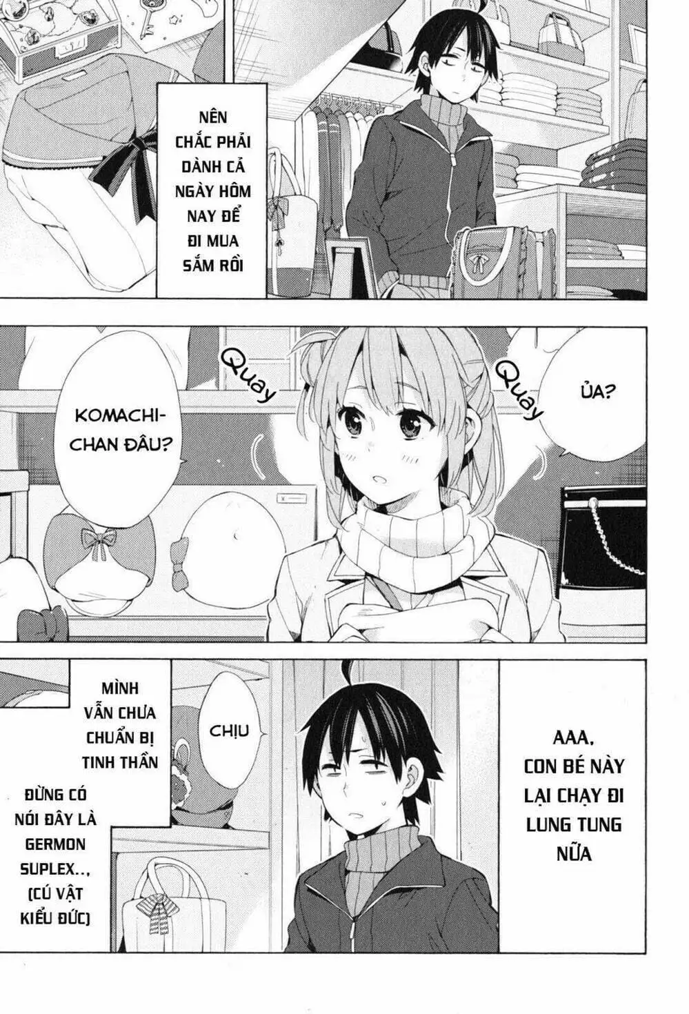 Truyện Tranh Chuyện Tình Thanh Xuân Bi Hài Của Tôi Quả Nhiên Là Sai Lầm - Oregairu trang 6
