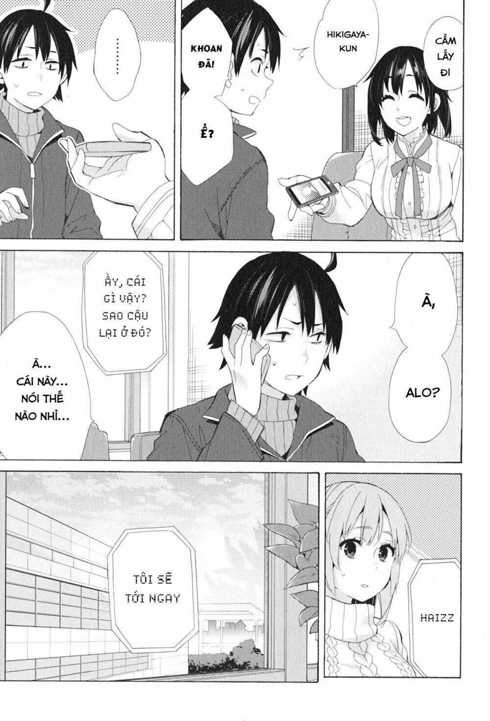 Truyện Tranh Chuyện Tình Thanh Xuân Bi Hài Của Tôi Quả Nhiên Là Sai Lầm - Oregairu trang 6