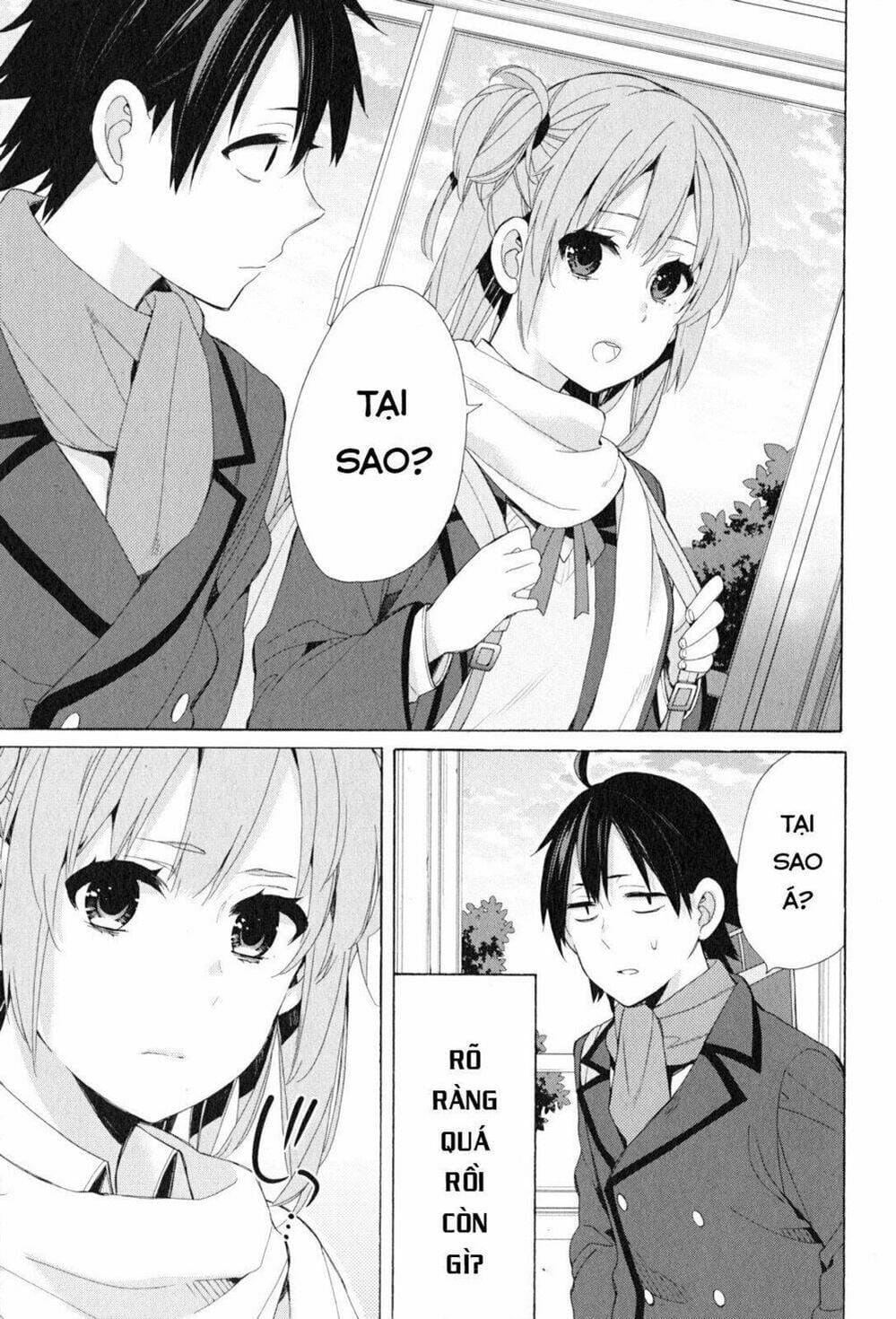 Truyện Tranh Chuyện Tình Thanh Xuân Bi Hài Của Tôi Quả Nhiên Là Sai Lầm - Oregairu trang 6