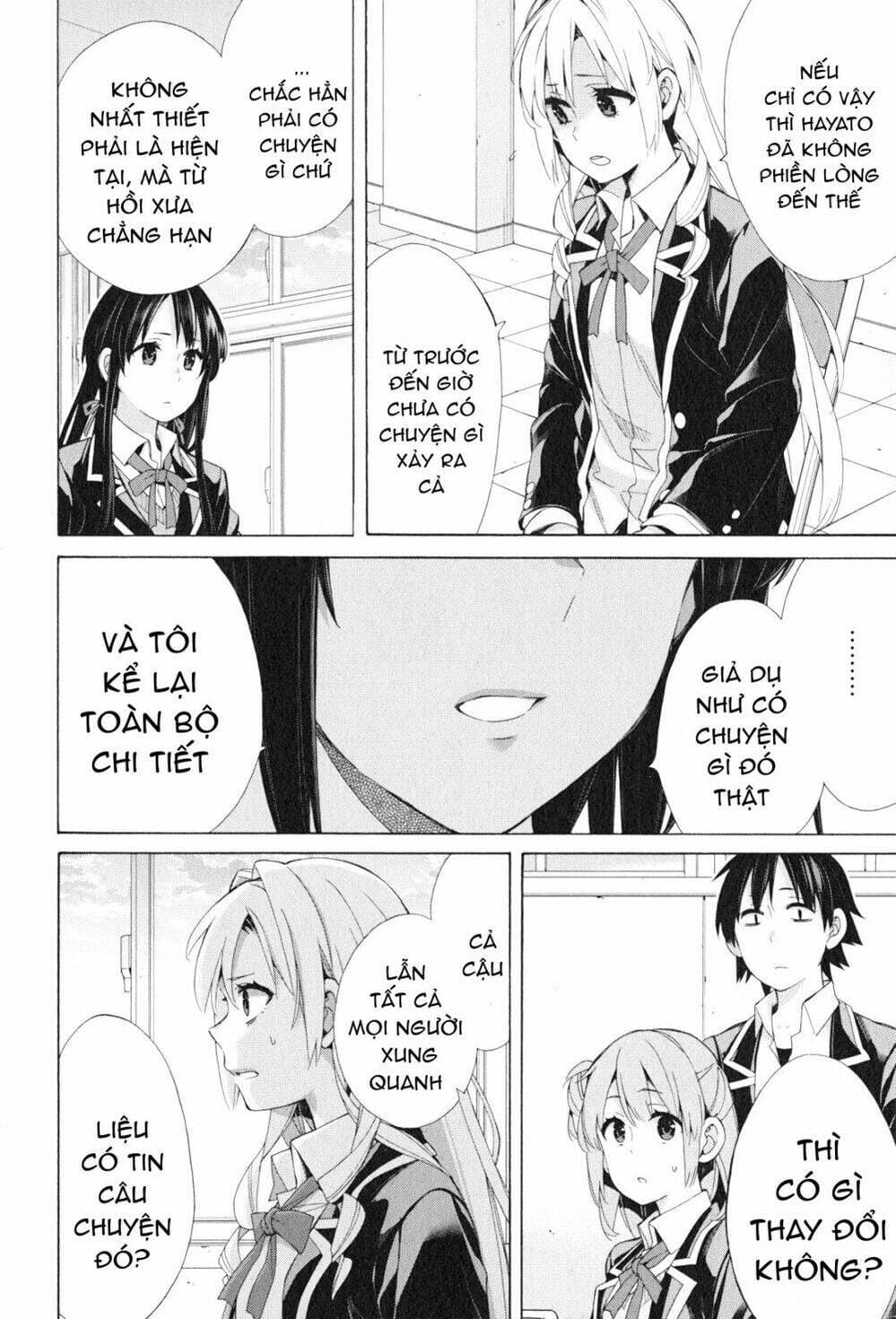 Truyện Tranh Chuyện Tình Thanh Xuân Bi Hài Của Tôi Quả Nhiên Là Sai Lầm - Oregairu trang 6