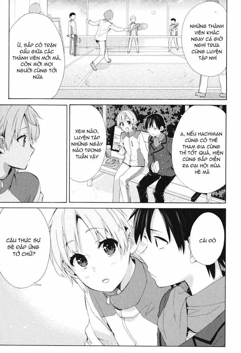 Truyện Tranh Chuyện Tình Thanh Xuân Bi Hài Của Tôi Quả Nhiên Là Sai Lầm - Oregairu trang 6