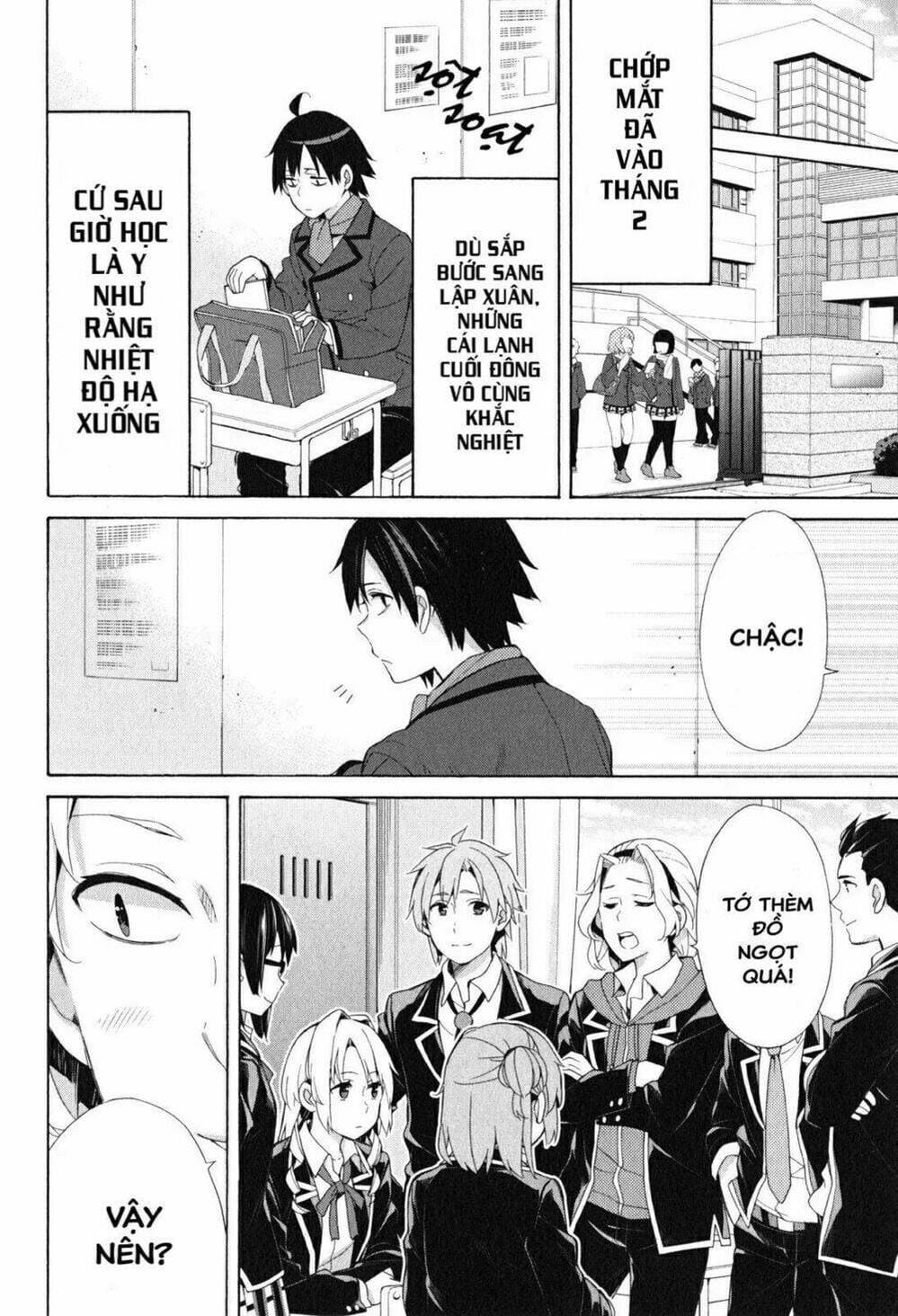 Truyện Tranh Chuyện Tình Thanh Xuân Bi Hài Của Tôi Quả Nhiên Là Sai Lầm - Oregairu trang 6