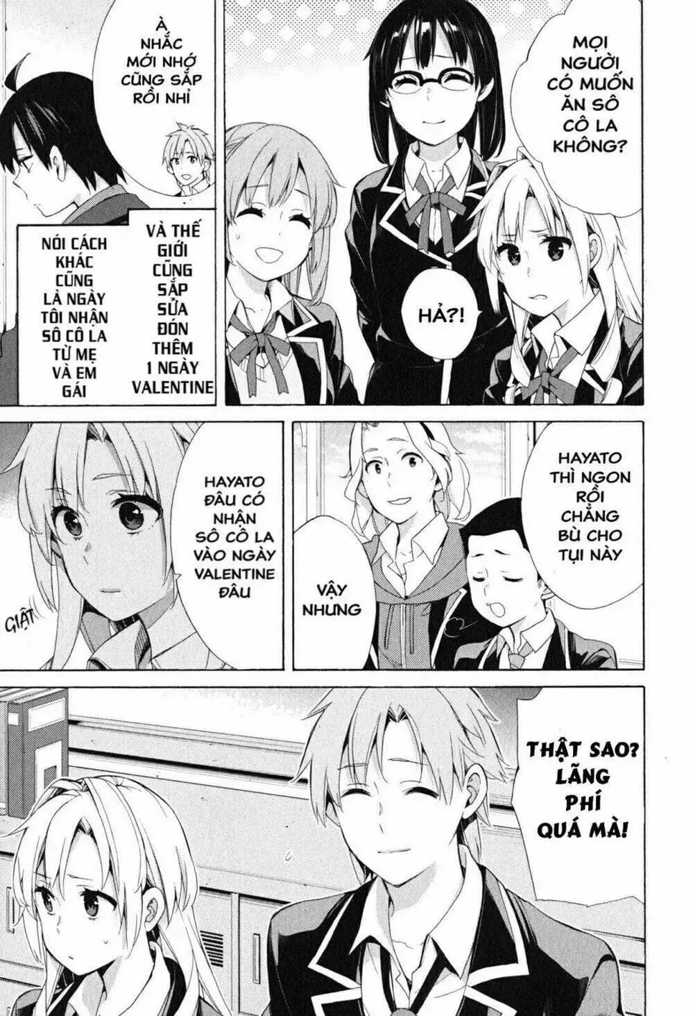 Truyện Tranh Chuyện Tình Thanh Xuân Bi Hài Của Tôi Quả Nhiên Là Sai Lầm - Oregairu trang 6