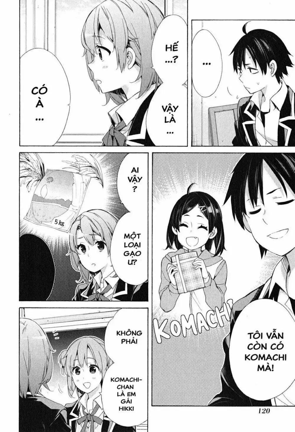 Truyện Tranh Chuyện Tình Thanh Xuân Bi Hài Của Tôi Quả Nhiên Là Sai Lầm - Oregairu trang 6