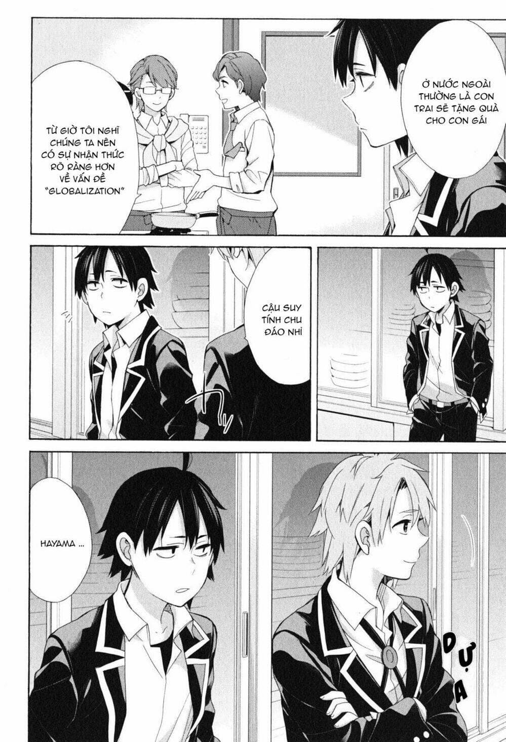 Truyện Tranh Chuyện Tình Thanh Xuân Bi Hài Của Tôi Quả Nhiên Là Sai Lầm - Oregairu trang 6