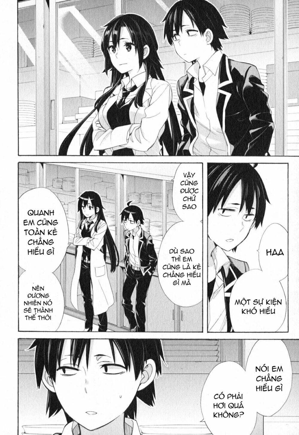 Truyện Tranh Chuyện Tình Thanh Xuân Bi Hài Của Tôi Quả Nhiên Là Sai Lầm - Oregairu trang 6