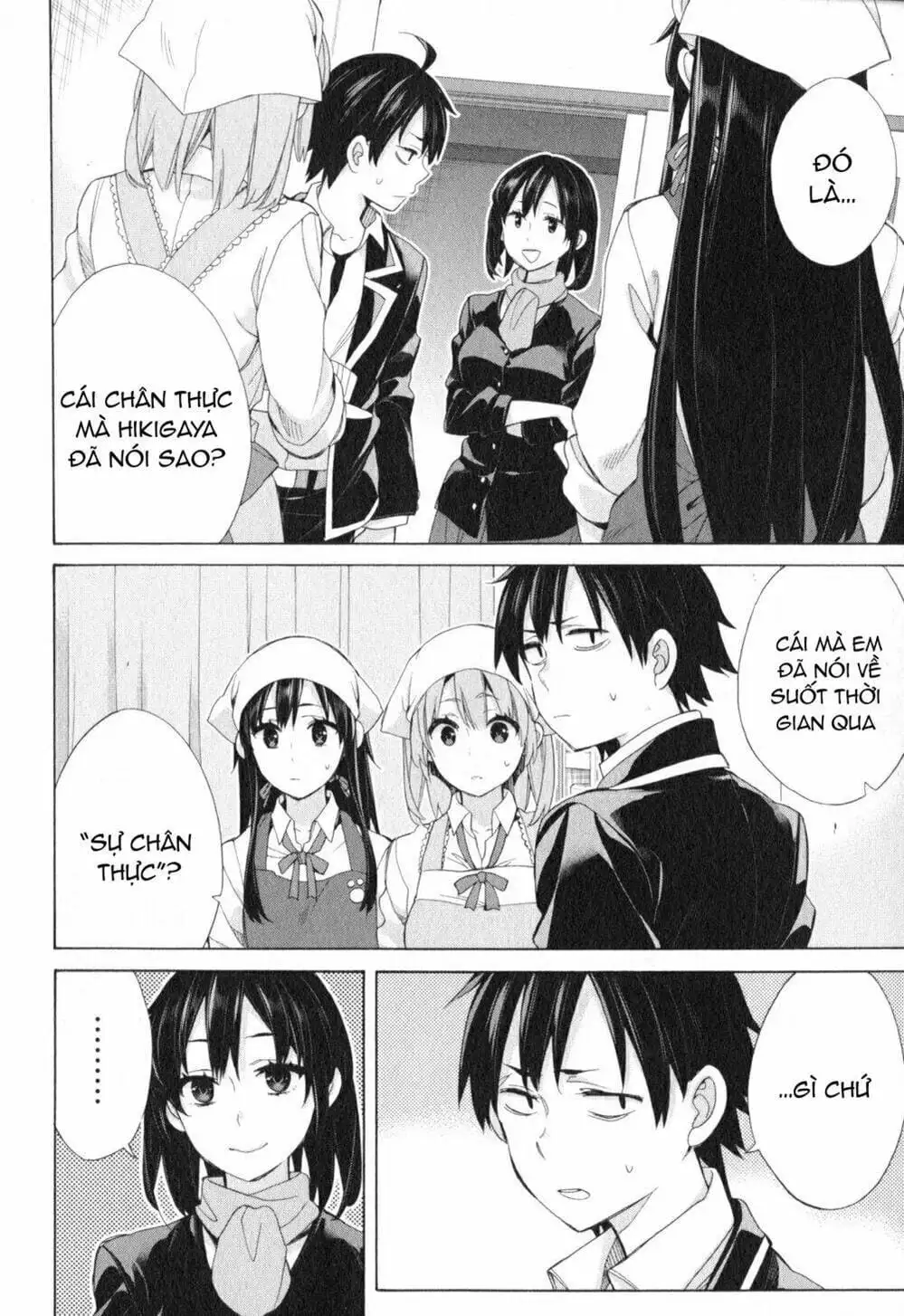 Truyện Tranh Chuyện Tình Thanh Xuân Bi Hài Của Tôi Quả Nhiên Là Sai Lầm - Oregairu trang 6