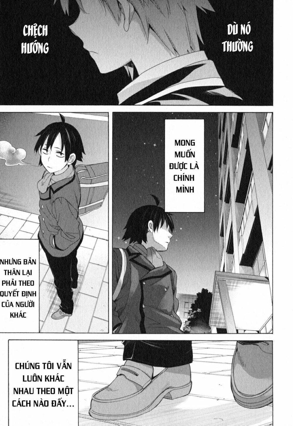 Truyện Tranh Chuyện Tình Thanh Xuân Bi Hài Của Tôi Quả Nhiên Là Sai Lầm - Oregairu trang 6