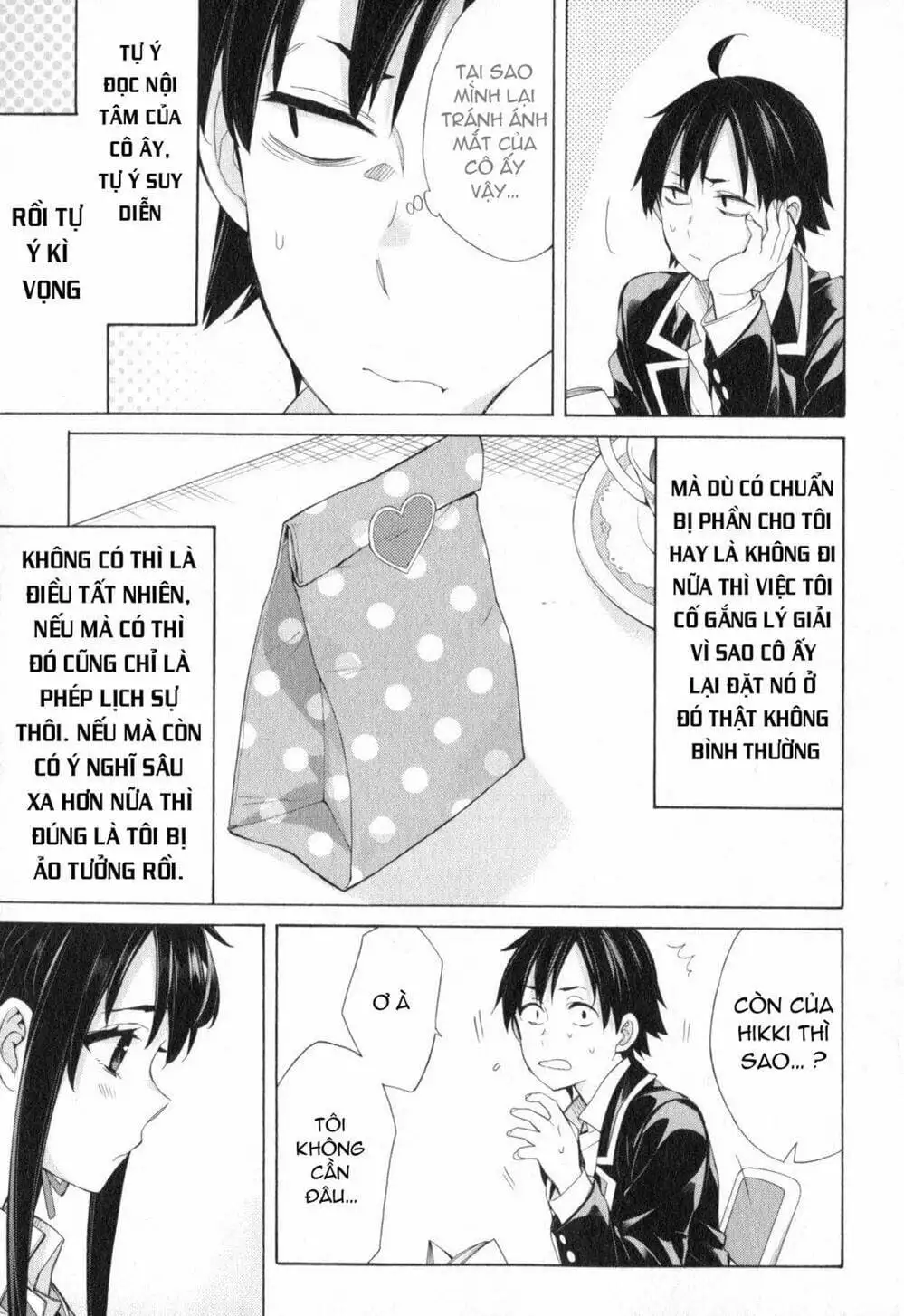 Truyện Tranh Chuyện Tình Thanh Xuân Bi Hài Của Tôi Quả Nhiên Là Sai Lầm - Oregairu trang 6