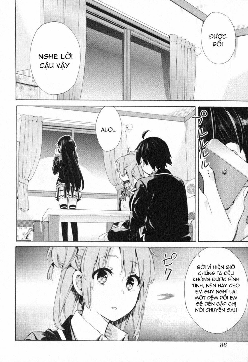 Truyện Tranh Chuyện Tình Thanh Xuân Bi Hài Của Tôi Quả Nhiên Là Sai Lầm - Oregairu trang 6
